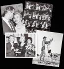 Marilyn Monroe: Three Excellent Newswire Photos Plus Rare Original Contact Sheet from Her Unfinished Film, "Something's Got To G