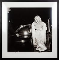 Marilyn Monroe: Legendary Icon, Hollywood Glamour, Magnificent 38 x 38" Silver Gelatin Print Framed Signed by Photographer Murra