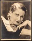 Stunning Norma Shearer Double Weight, Sepia Toned, Signed Photo Dated 1932