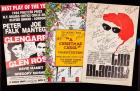 14 Vintage Original Stage Posters Signed by Cast; Great Names of the Stage: Jason Robards, Maya Angelou, Diana Rigg, Agnes Moore