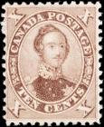 Canada. 1859, 10c Brown, Mint (Sc 17b) - 2