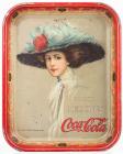 Coca-Cola Rare "The Coca-Cola Girl", Antique Rectangular Serving Tray ca. 1910