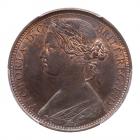 Great Britain. Penny, 1868 PCGS MS64 BR