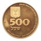 Israel. 500 Sheqalim, 1980 Choice Brilliant Proof - 2