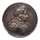 Great Britain. Silver Coronation Medal, 1714 PCGS Specimen 62