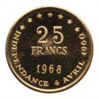 Senegal. 10 Francs and 25 Francs, 1968 Choice Brilliant Proof - 2