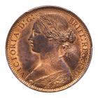 Great Britain. Penny, 1873 PCGS MS64 RB