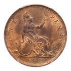 Great Britain. Penny, 1873 PCGS MS64 RB - 2