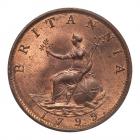 Great Britain. Halfpenny, 1799 PCGS MS65 RB - 2