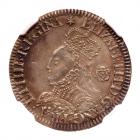 Great Britain. Milled Sixpence, 1562 NGC Unc