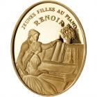 Israel. Renoir - Jeunes Filles Au Piano State Gold Medal Choice Brilliant Unc - 2