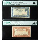 Israel. Tel-Aviv Waad Notes. ND (1948-49), 50 & 100 Mils