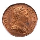 Great Britain. Halfpenny, 1775 PCGS MS64 RD