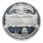 1892-93 Columbian Exposition - Esposizione Universale, Eglit-37 White metal, Brilliant Uncirculated, Deep Mirror Prooflike.