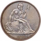 1836 Pattern Dollar. Silver, plain edge. Judd-60. Pollock-65