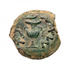 Judaea, The Jewish War. AE Prutah (2.69 g), 66-70 CE EF