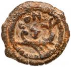 Judaea, Herodian Kingdom. Herod II Archelaus. AE Prutah (0.98 g), 4 BCE-6 CE Cho - 2