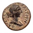 Judaea City Coinage. Samaria, Neapolis. Faustina II. Ã (5.21 g), Augusta, AD 147-175