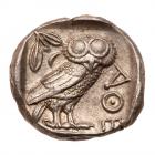 Attica, Athens. Silver Tetradrachm (17.24 g), ca. 454-404 BC Nearly Mint State - 2