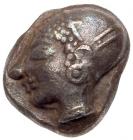 Ionia, Phokaia. Silver Diobol (1.31 g), ca. 521-478 BC Choice VF