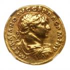 Trajan, AD 98-117. Gold Aureus (7.11g)