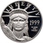 1999 $100 American Platinum Eagle