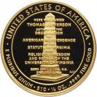 2007-W First Spouse Series - Jefferson's Liberty $10 gold coin - 2