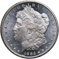 1885-CC Morgan $1 NGC MS62 PL