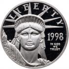 1998 $100 American Platinum Eagle