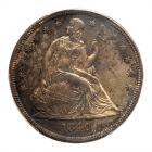 1840 Liberty Seated $1 PCGS MS62