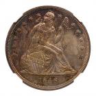 1846 Liberty Seated $1 NGC MS65