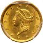 1852-O $1 Gold Liberty PCGS MS64