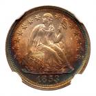 1853 Liberty Seated 10C. No Arrows NGC MS68