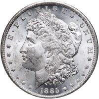 1885-CC Morgan $1 NGC MS62
