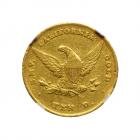 1852 Wass, Molitor & Co. (San Francisco) $10 Gold. Wide Date, Large Head - 2