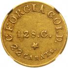 (1837-42) Christopher Bechtler, 5 DOLLARS GEORGIA, RUTHERF., 128 gr. 22 carats