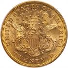 1873-S $20 Liberty. Closed 3 PCGS MS62 - 2