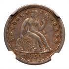 1851-O Liberty Seated 10C NGC EF40