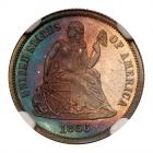 1866 Liberty Seated 10C NGC Proof 68