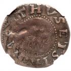 1652 Massachusetts Oak Tree Shilling Noe-6 R7- NGC graded AU50