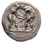 Pamphylia, Aspendos. Silver Stater, ca. 380-330/25 BC Mint State