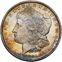 1885-CC Morgan $1 PCGS MS62