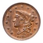 1838 N-4 R2 PCGS graded MS62 Brown