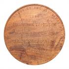 1893 Set of Four Pressed Wood Exposition Building Medals. - 2