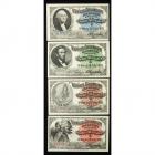 1893 Four Columbian Exposition Admission Tickets, Eglit 389-392. Gem Crisp Uncirculated.