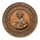 1893 Columbian Exposition - Christopher Columbus, Eglit-55, Bronze. About Uncirculated