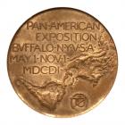 1901 Pan-American Exposition Official Medal. HK-289, Brass. NGC MS63 - 2