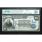 1902, $10 National Bank Note. The Anglo & London Paris NB of San Francisco, CA