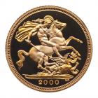 Great Britain. 1/2 Sovereign, 2000 Choice Brilliant Proof - 2