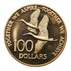 Trinidad & Tobago. 100 Dollars, 1976 Choice Brilliant Proof